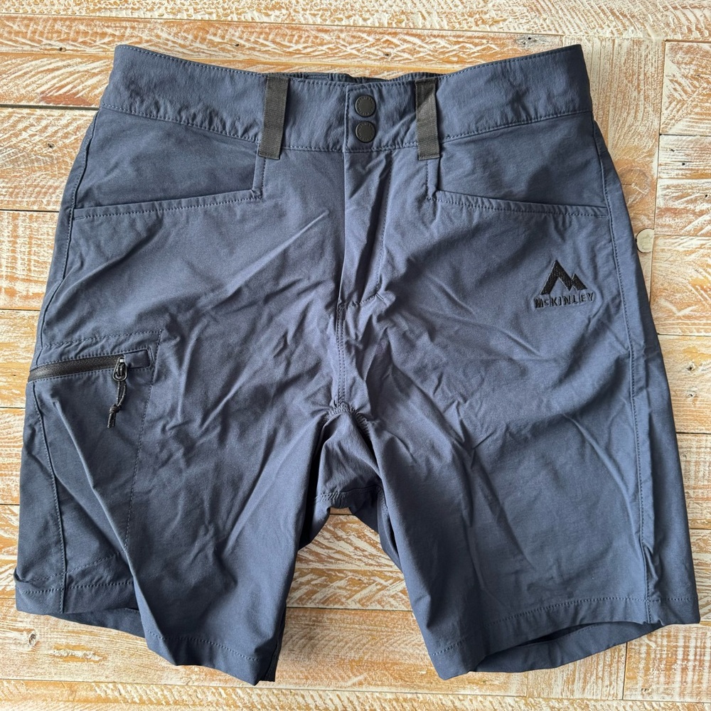 🏞️McKINLEY Softshell Hiking Shorts ~Men’s 38 ~Dark Blue🏞️